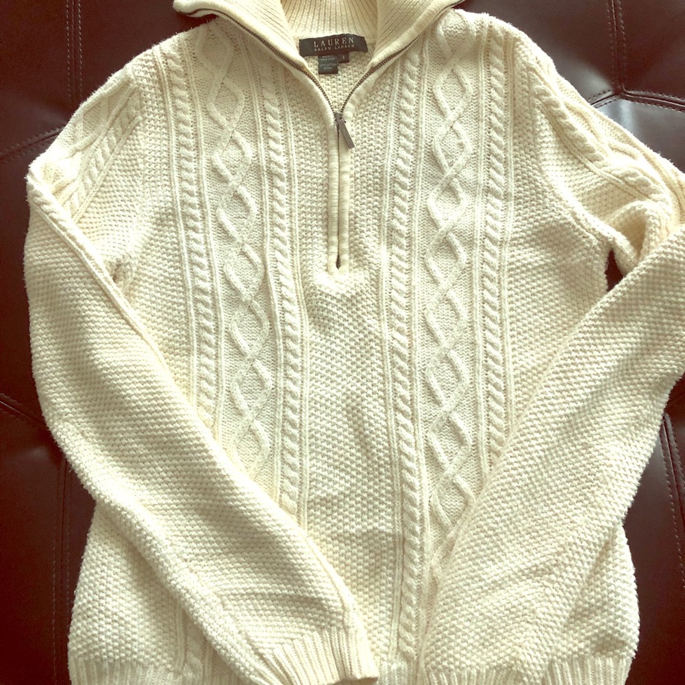 Quarter zip up polo